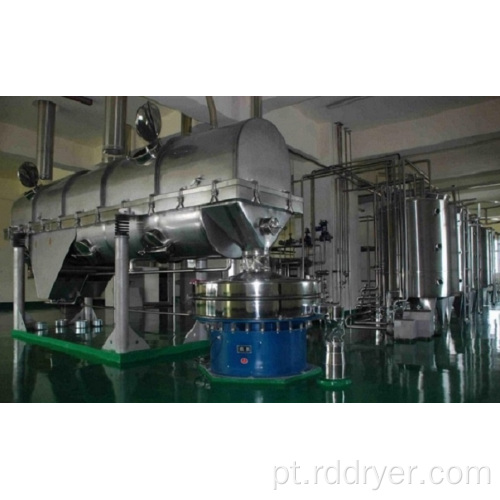 Máquina de secagem de leito fluidizado vibratório com fosfato de potássio